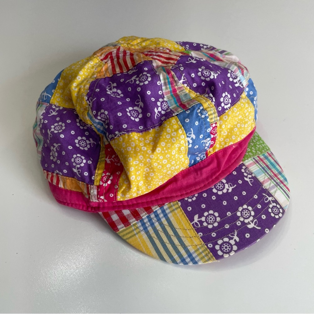 Place Girls Multicolor Patchwork Boho Cottagecore Hat